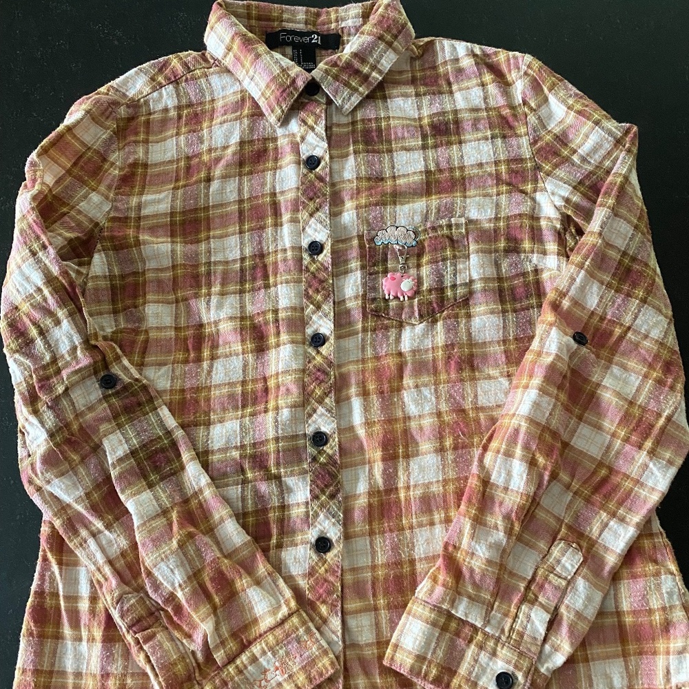 Bleach Dyed Flannel